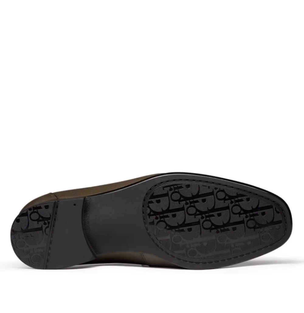 Lässige Sommerschuhe aus Leder 2024, Herren-Slipper aus echtem Leder mit einem Fuß, atmungsaktiv und modischem Business-Stil – Detail 11