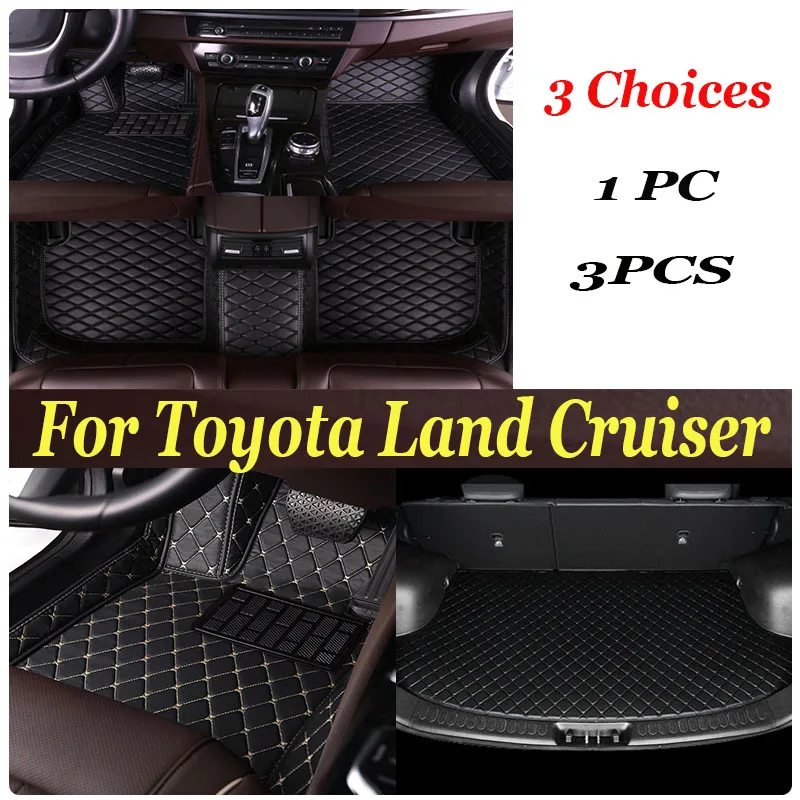 

Carpets For Toyota Land Cruiser 2020 2019 2018 2017 Car Floor Mats Styling Custom Interior Accessories Leather Waterproof Rugs