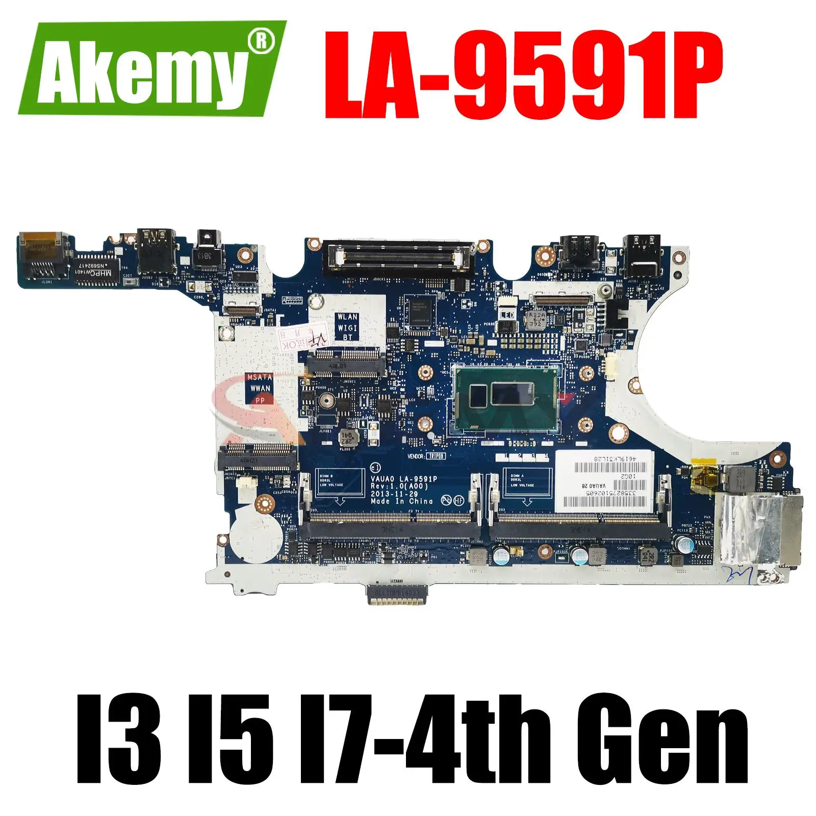 

VAUA0 LA-9591P For DELL Latitude E7440 Laptop Mainboard I3 I5 I7-4th Gen 060NK7 0P9C43 03M26R 0WK2DM Notebook Motherboard Tested