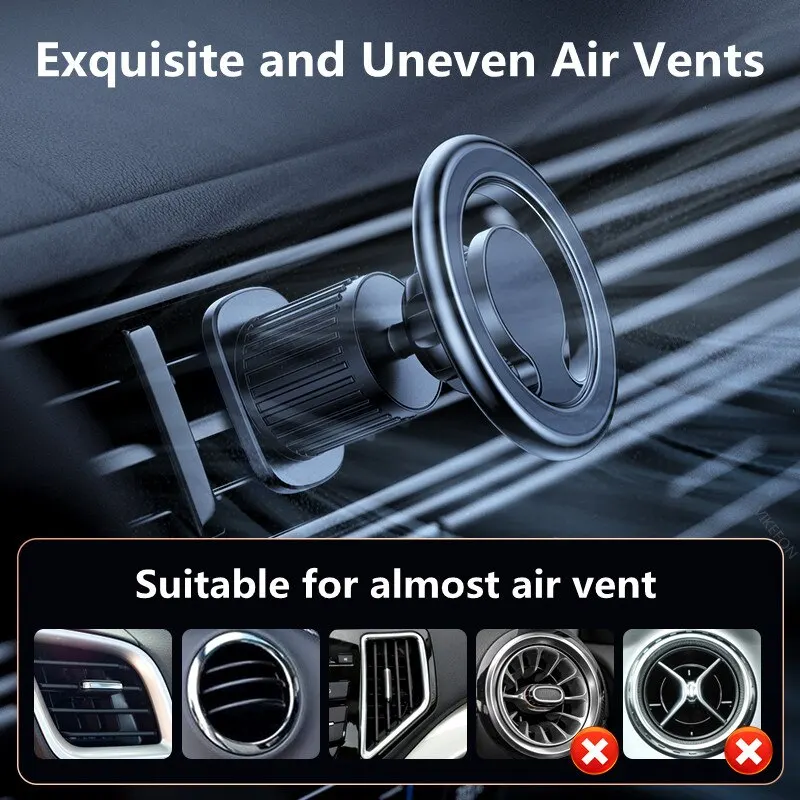 Magnetic Car Phone Holder Stand Magnet Mobile Phone Support Mount GPS Bracket in Car For Macsafe IPhone 16 Samsung Xiaomi Huawei