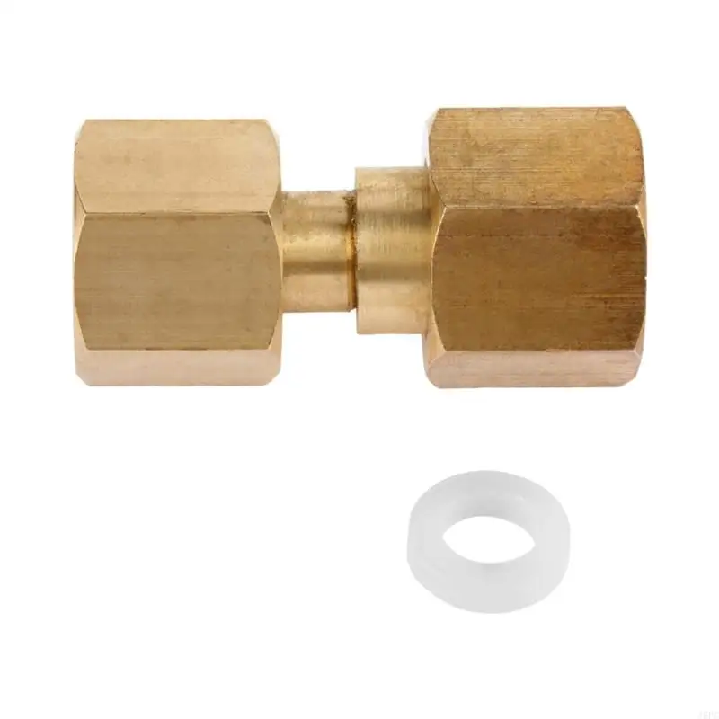 J6PC Corrosion Resistant Brass Bottle Valves CGA-320 To CGA-580 with Seal Washers Brass Valves Connector Cylinder Adaptor