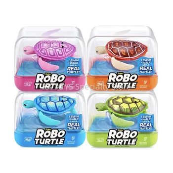 Robo Turtle Originale, Tartaruga Robotica Nuotante Attivabile dall'Acqua, Giocattolo Elettronico per il Bagno dei Bambini
