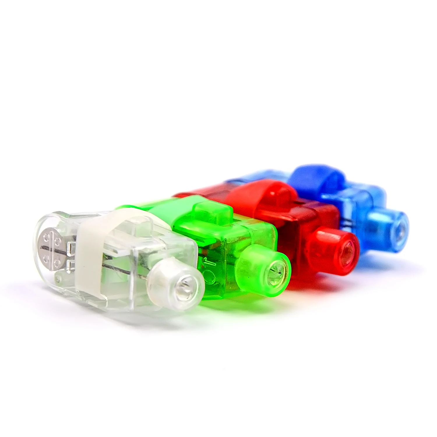 Finger Racers 4 Color Lights : LED Fingers : Batteries Included