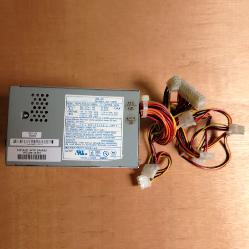 For HP ML330 G3 PS 5032 2V3 319640 001 324714 001 300W Server Power Supply 100