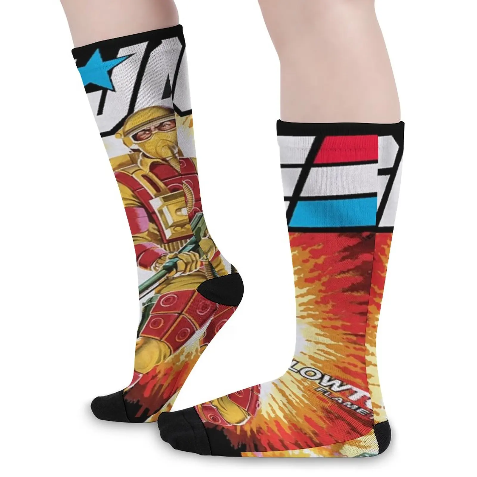 G.I Joe Blowtorch Socks valentine gift ideas Stockings sheer socks men men socks cotton
