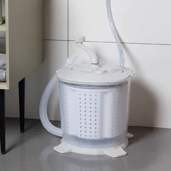 Hand-operated Washing Machine Washout Integrated Manual Underwear Washing Machines Detachable Dewatering Basket Lazy Mini Washer