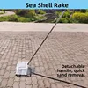 Special Beach Gathering ovel with Net Tool Clam Periwinkle Scallop ovel White Clam Yellow Clam ovel with Pole with ket 2