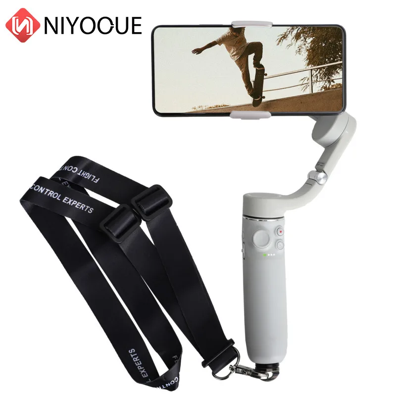 DJI OM 5/Insta360 ONE X2 핸드헬드 스태빌라이저용 다용도 스트랩 넥 스트랩, 조절 가능한 휴대용 끈
