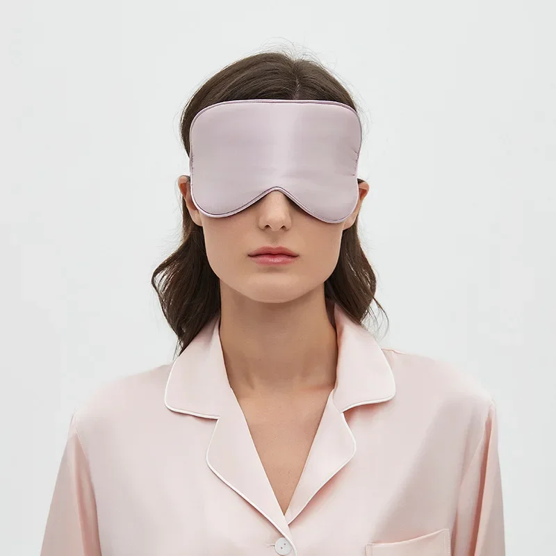 Silk Sleep Eye Mask Light Blocking Adjustable Strap