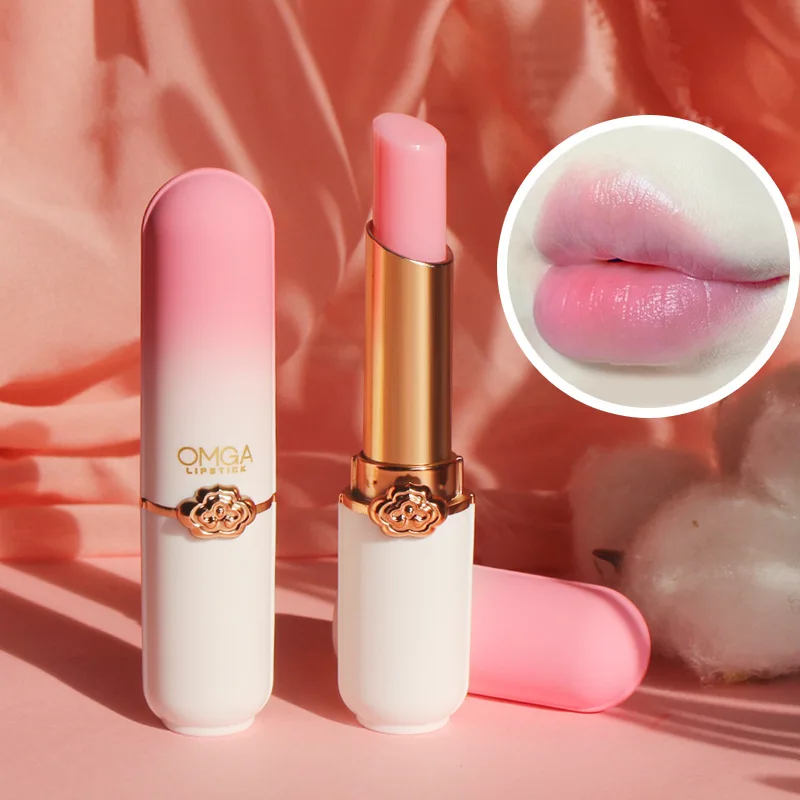 

Vitality Color Lip Balm Change Lipstick Peach Girl Moisturizing Long Lasting Lip Gloss Makeup Lip Care Repair Korean Cosmetics