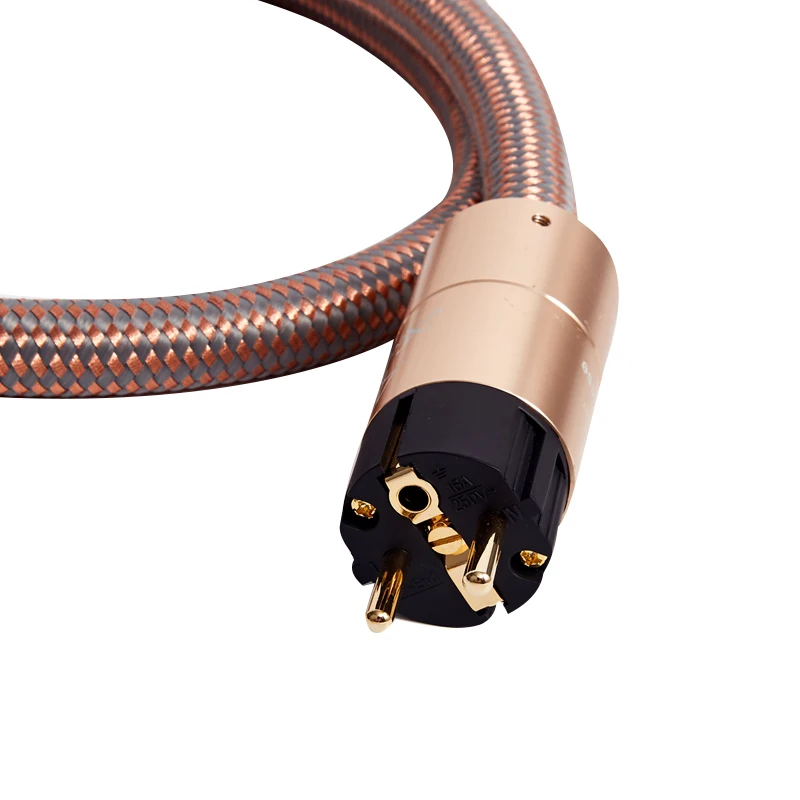 Accuphase Cabo de Alimentação Febre de Áudio Cabo de Alimentação ue e Eua Banhado a Ouro Plug de Alta Qualidade - Image 2
