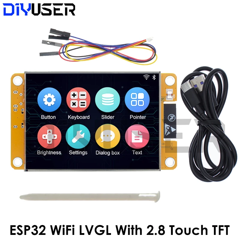 Placa-de-desenvolvimento-ESP32-Arduino-LVGL-2-8-Smart-Display-Screen-2 ...