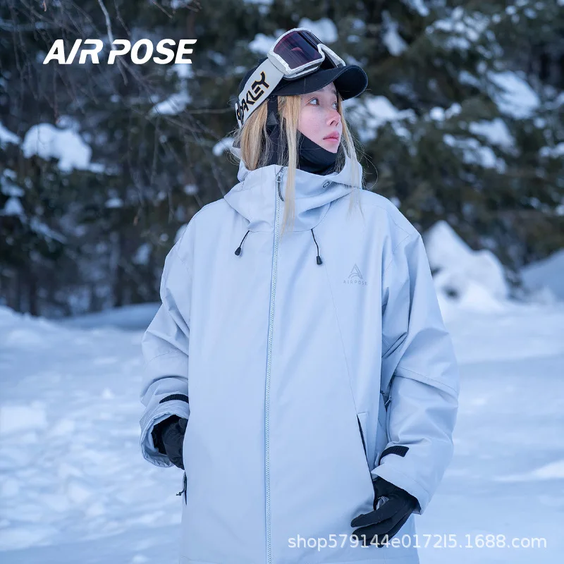 Professional Winter Ski Jacket Oversize Women Men Snow Wear Waterproof Windproof Warm Snowboard Clothing Outdoor Hiking Mountain