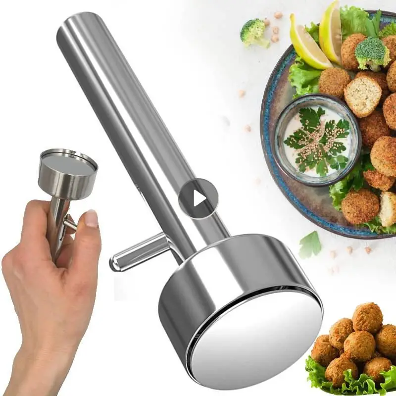 1 Pz Meatball Maker Tool Clip Antiaderente Farcito Palla Di Carne Cucchiaio Shaper Cooking Scoop Stampo Per Polpette In Acciaio Inox Utensili Da Cucin