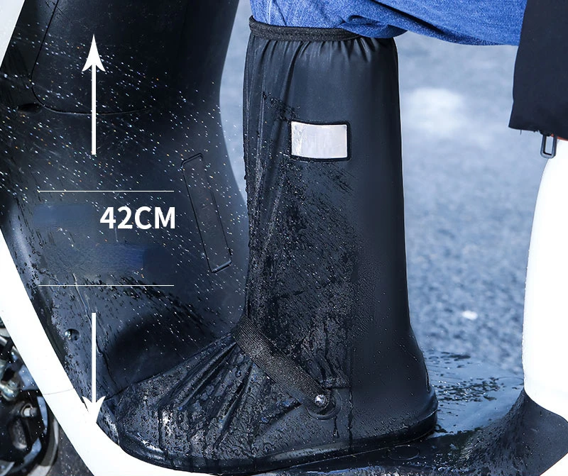 Foldable Fishing Waders Waterproof and Slip-resistant Rain Shoe Cover High Tube Rain Boots Foot Cover Fly Fishing Boots