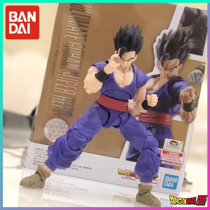 

Original Bandai Dragon Ball Super Hero 16cm Son Gohan Action Figure Shf Anime Figurine Pvc Statue Model Collection Toy Xmas Gift