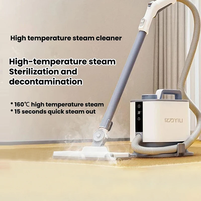 

1400W Multifunction Steam Cleaner 1L High Temperature Sterilization Hosuehold Steam Sofa Mop Canister Handheld Canister-Type