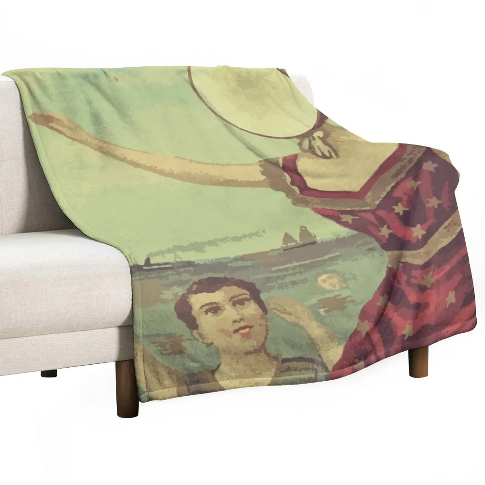 

Neutral Milk Hotel In the Aeroplane Over the Sea Cover Throw Blanket Retros Tourist Blankets