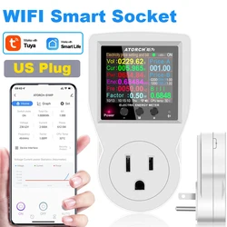 Smart WiFi EU Plug with Integrated Power Meter and Switch (US plug WiFi)