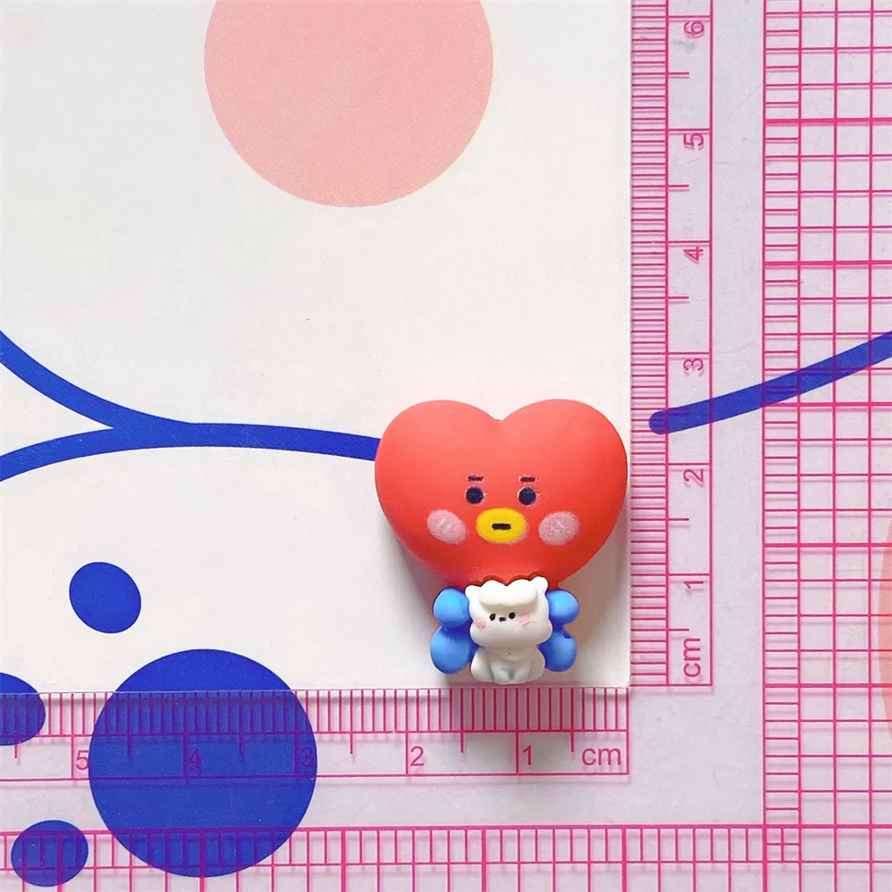 20Pcs Fun Cartoon Animal Crafts Unicorn Koala Love Heart DIY Flatback Resin Cabochon Scrapbook Embellishments Hair Bow