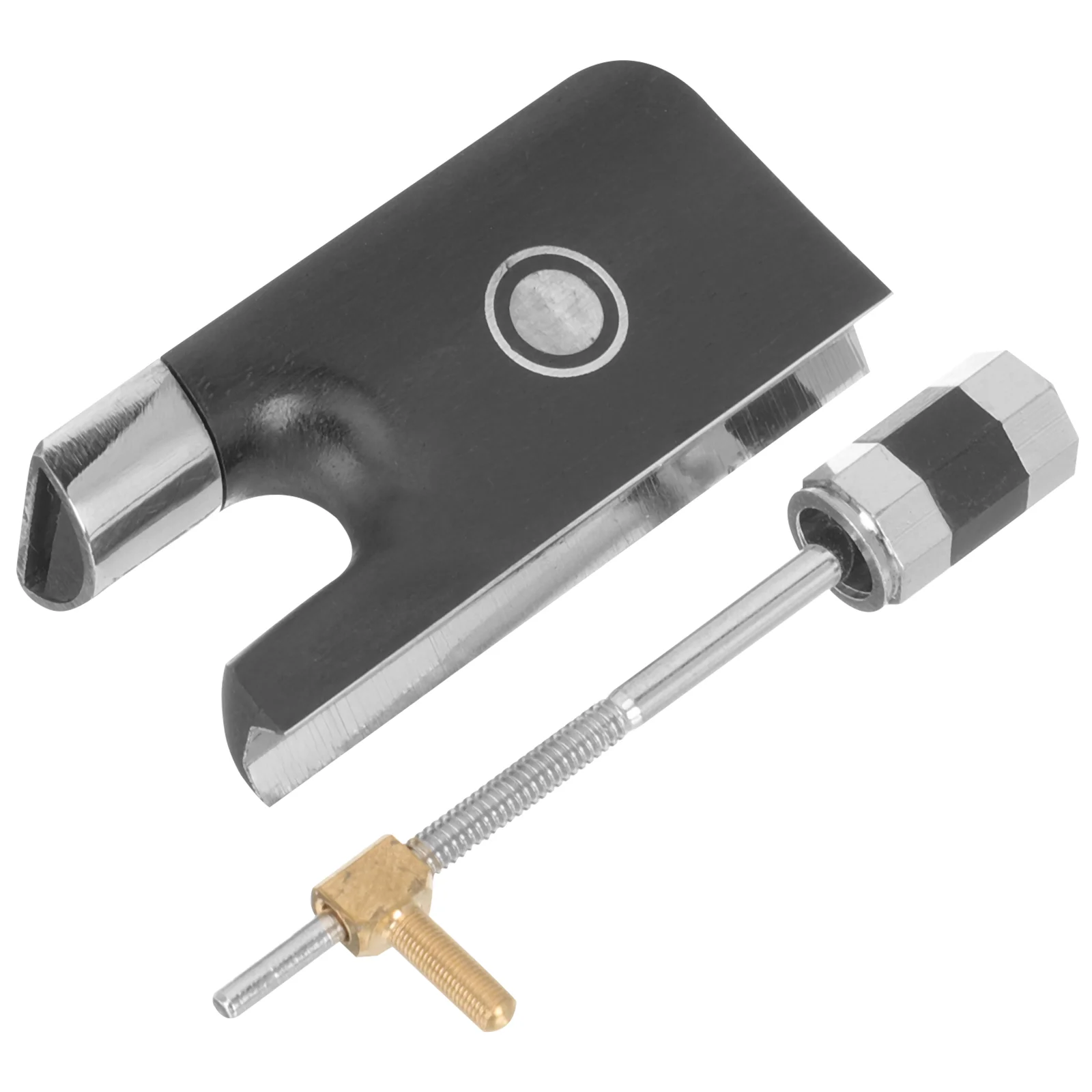 

Musical Instruments Violin Bow Frog With Screw Student Comfortable Metal Accessory Practical Parts
