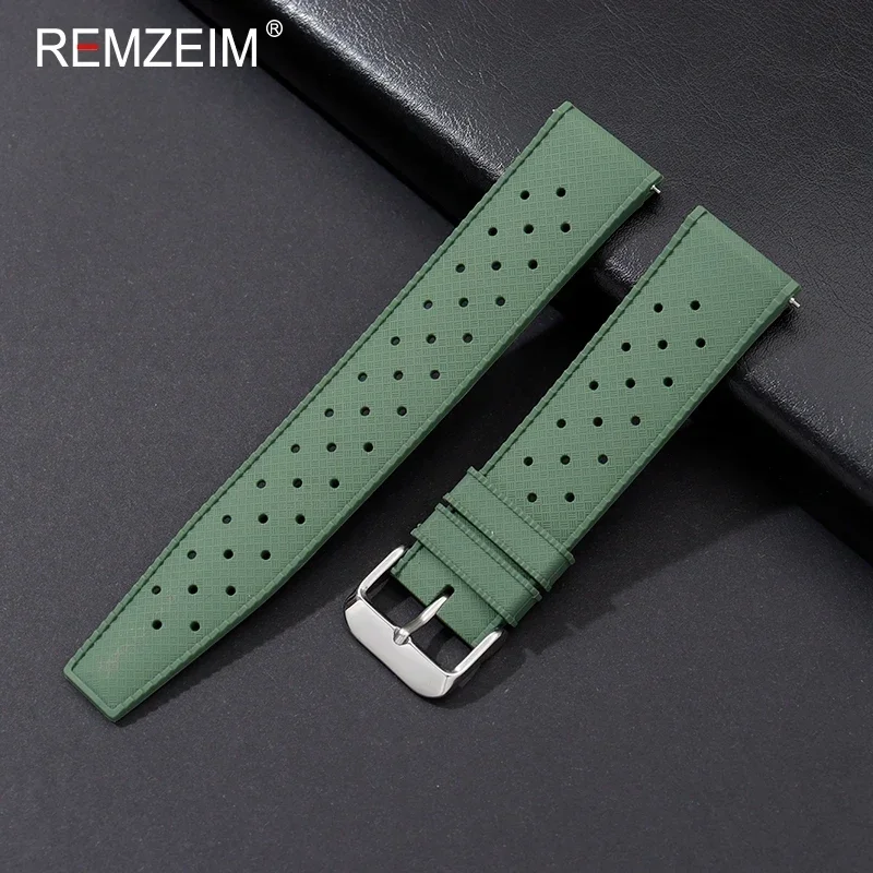 Tropical Quick Release Silicone Watch Strap - Vibrant and Versatile Design