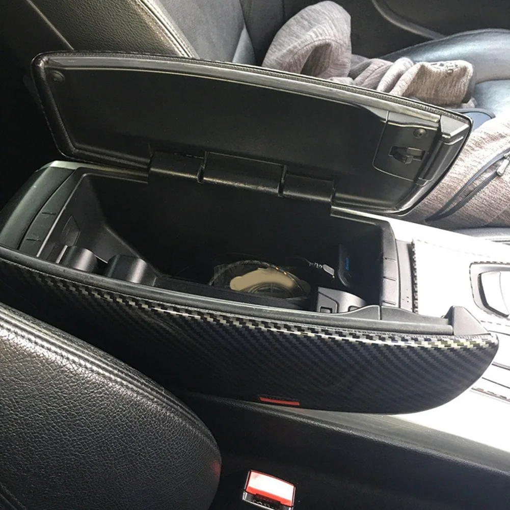 A30F-센터 콘솔 장식 팔걸이 박스 커버 BMW X5 X6 E70 E71용 ABS 스냅 타입 팔걸이 박스 커버