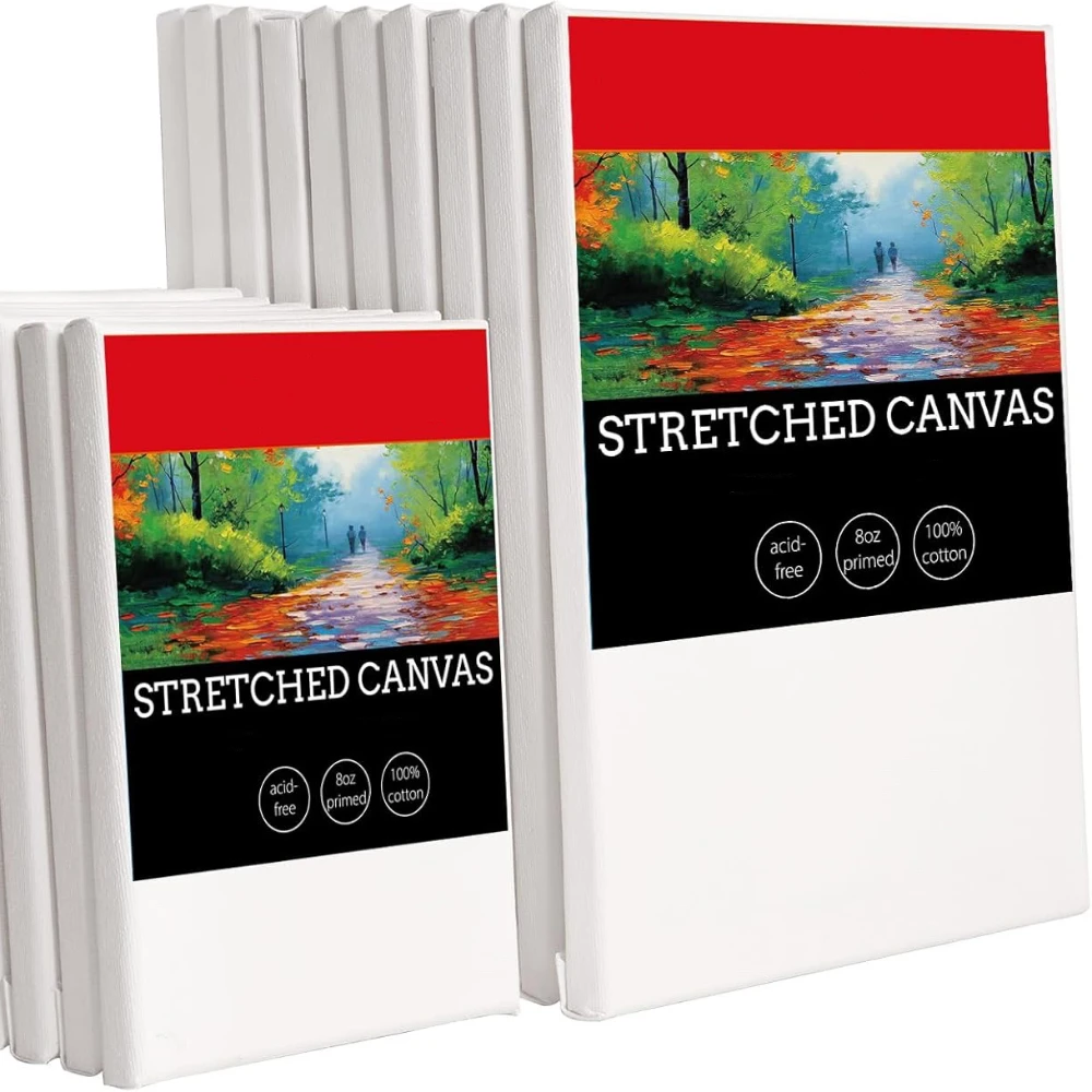 Art Board Artist Canvas Acrylic Oil Painting Wood + Cotton Painting Canvas Supplies 6pcs custom painting canvas,painting canvas,painting canvas board