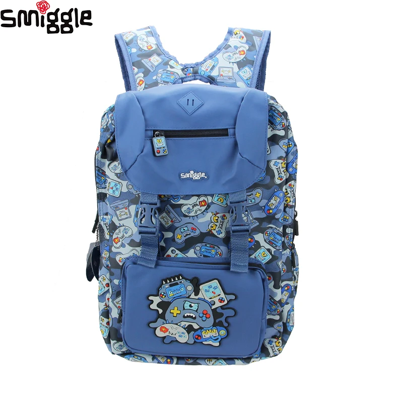 Australia Smiggle original hot-selling children's schoolbag high quality  cute blue rabbit plush girl bag 3-6 years old 14 inches - AliExpress