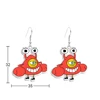 Famous Anime Hook Drop Earrings Movie Earring Cartoon Spongebob Acrylic Earrings Handmade Jewelry Epoxy Resin Fish Hook Earring 4