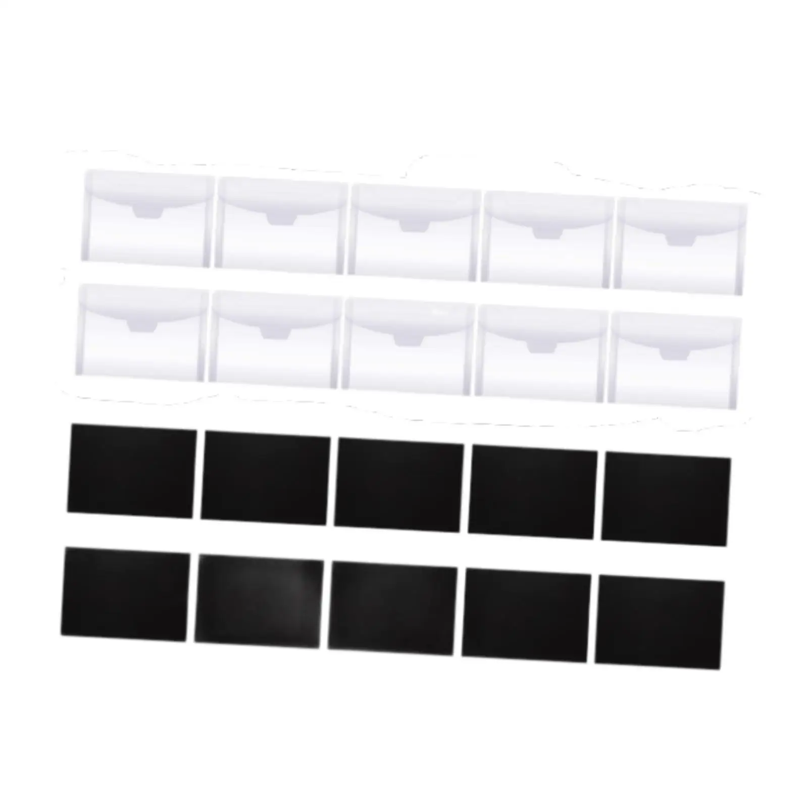 Magnet Sheets Folder Bags Set Stamps Organizer High Transparency Template Stickers Cover for Paintings Storage Cutting Dies