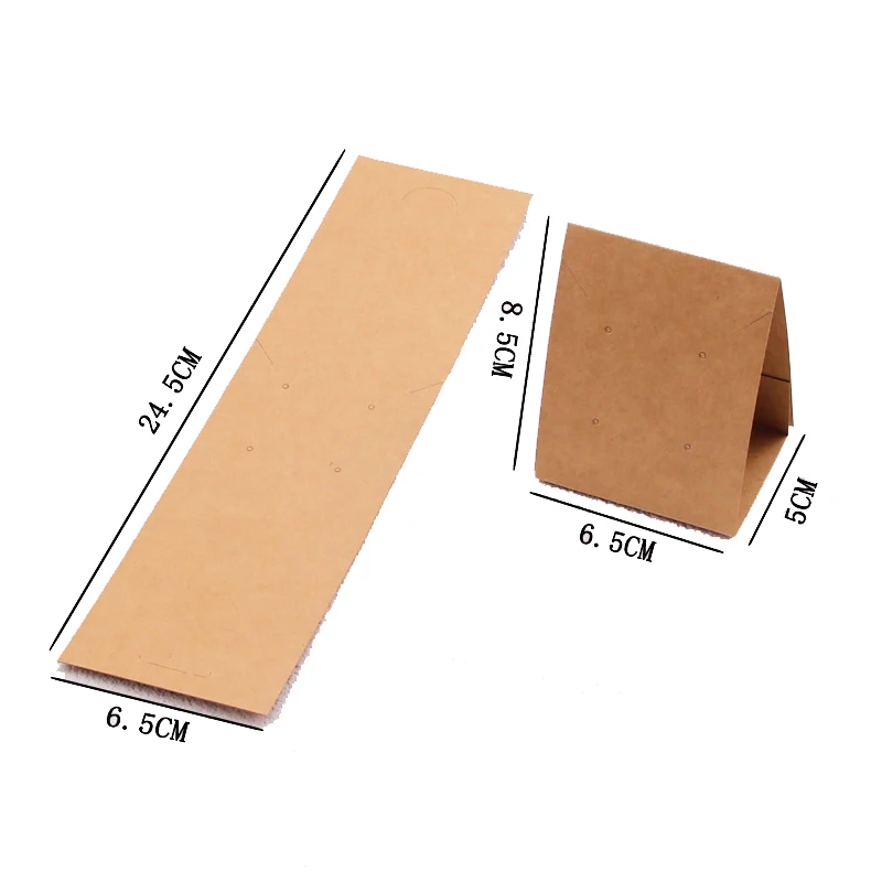 10 Stück stehende Halskette Ohrring Display halter Karten Karton für den Verkauf von Verpackungs organisator Klein unternehmen Schmuck zubehör – Detail 1