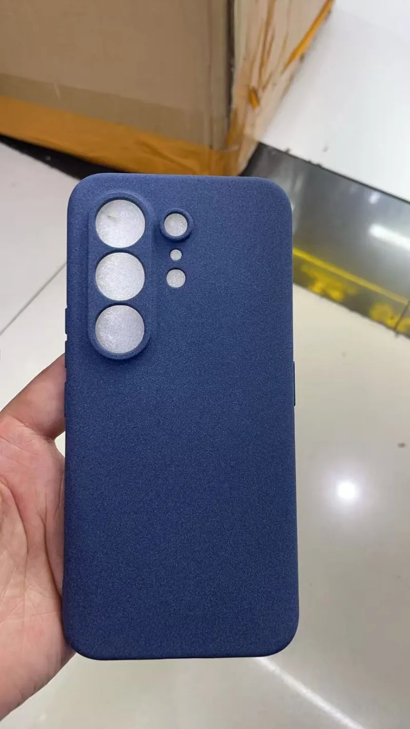 Matte Sandstone TPU Slim Silicone Protective Case with Lens Cover