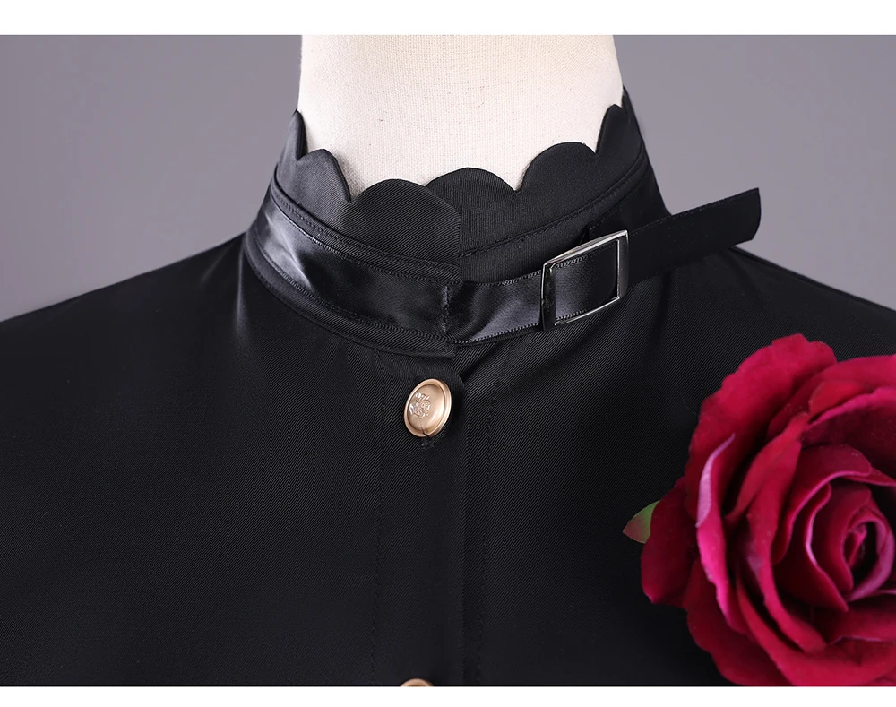 May I Ask for One Final Thing-Inspired Scarlet Vandimion Black Dress Costume for Cosplay Events