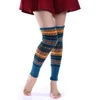 Women's Knee Warmer Boots and Leg Protectors Camouflage Bohemian Thickened Yarn Pile Sock Sleeves for Female Leg Warmers 2