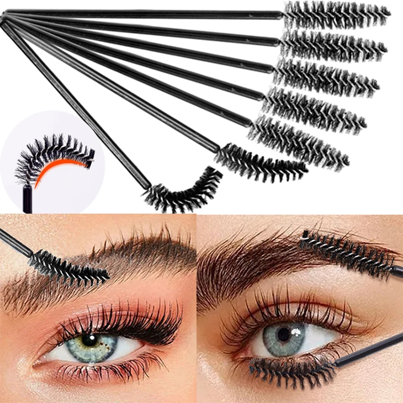 

1/3/50pcs Soft Eyebrow Brush Eyelash Brush Professional Contouring Eye Brow Eyeliner Makeup Brushes Comb Eyes Blending Cosmetic