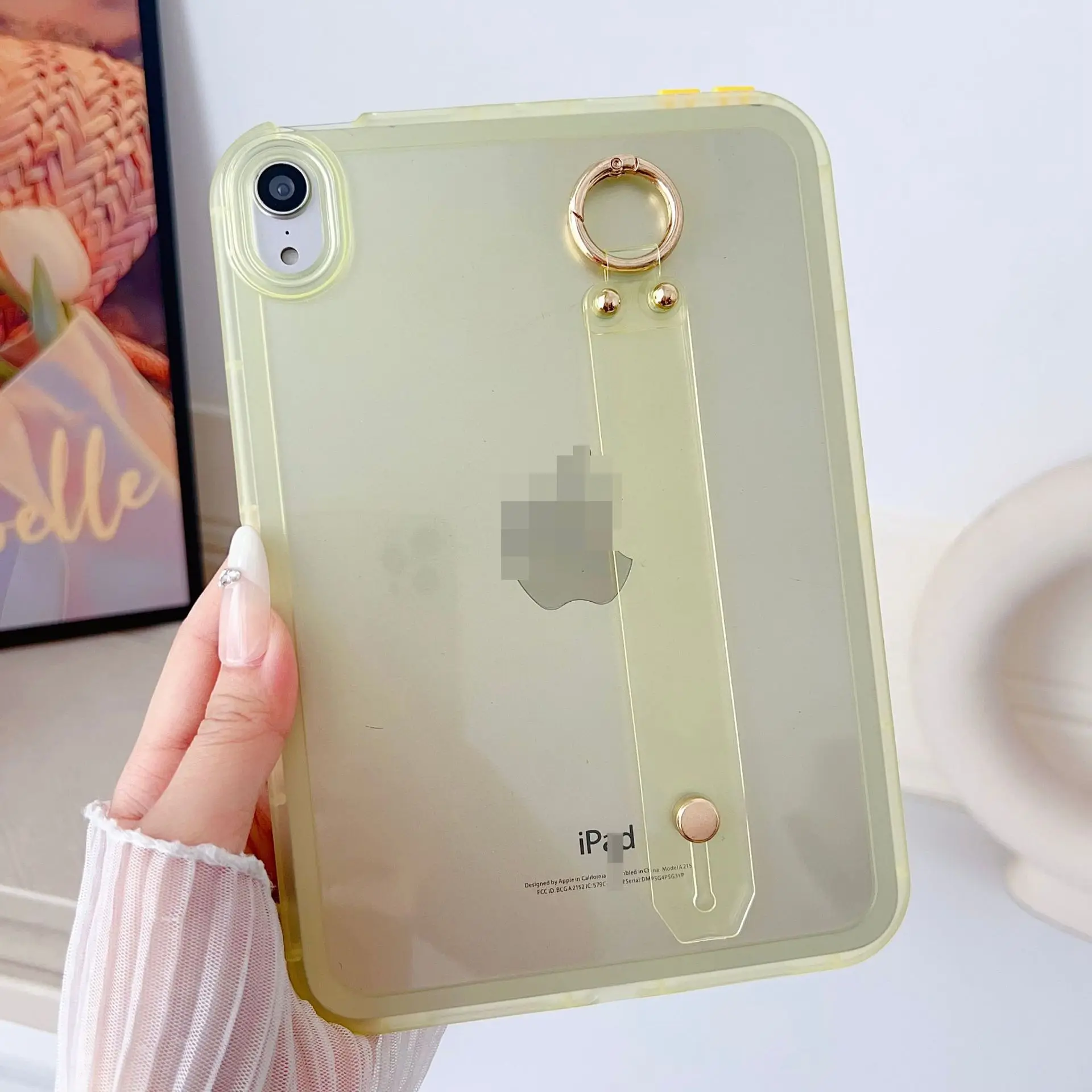 Universal Soft Protective Tablet Case with Hand Strap and Durable Back Shell