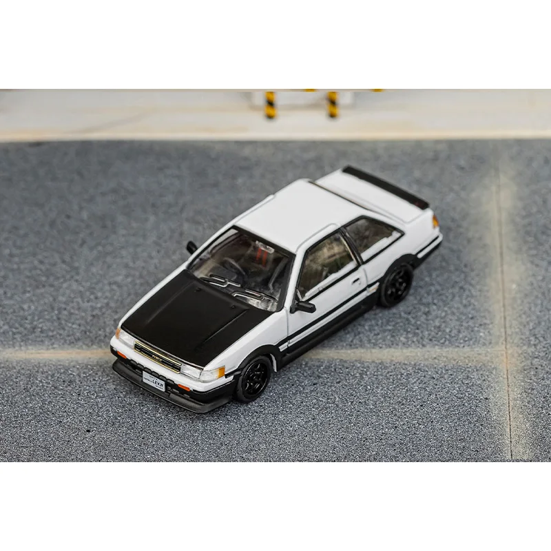 New Presale Dct/Shadow 1:64 Toyota Corolla Levin Ae86 Car Model Alloy Miniature Diecast Ornaments Toyota Static Custom Toy Gift 17 S3c5326f99a5e40a7805a4eb919631420H