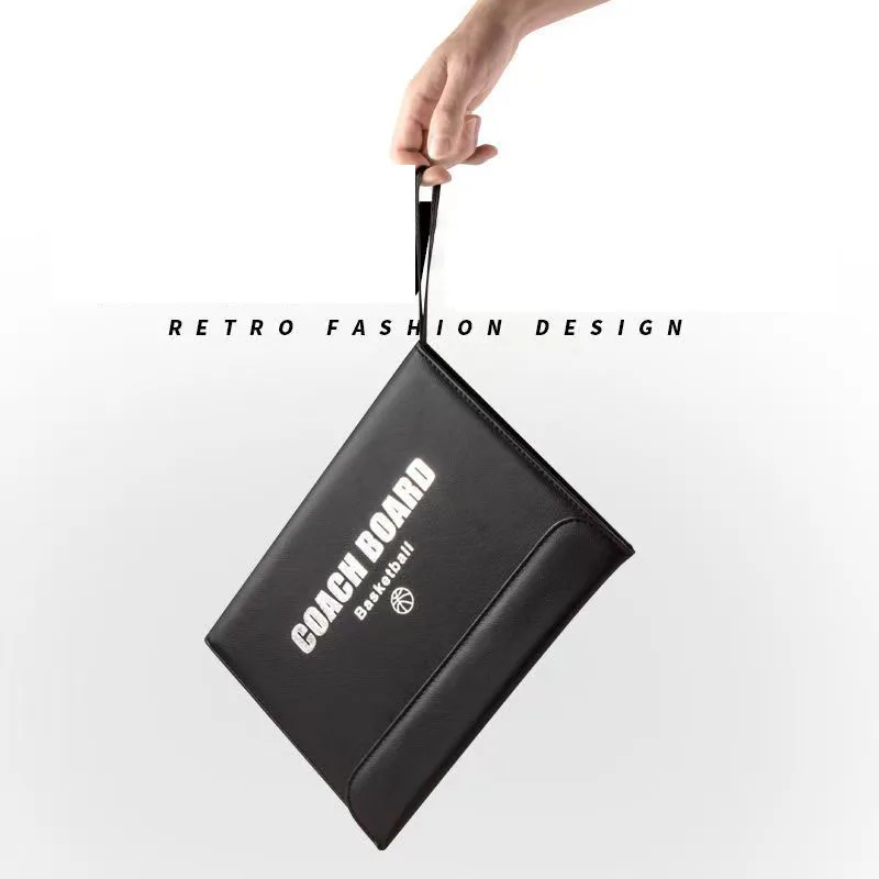 Foldable Tactic Board Soccer Basketball Match Training Coach Clipboard Football Training Tactics Clipboard With Marker Pen Acces