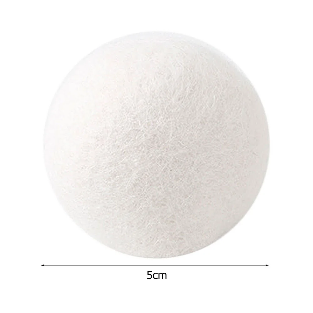 Laundry Ball Soften Fabric Wool Dryer Balls 3cm/4cm/5cm Home Washing Balls To Reduce Drying Time Bathroom Laundry Accessories