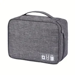 Zippered Rolling Organizer Bag - Spacious & Durable with Telescopic Handle & Smooth Wheels (Gary)