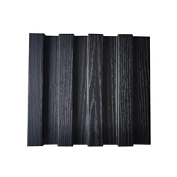 10 Pcs 2300MMX147MMX18MM Flut Wall Panels WPC PURE Wood Color Interior Decoration Facade Building Bamboo Fiber Material Board