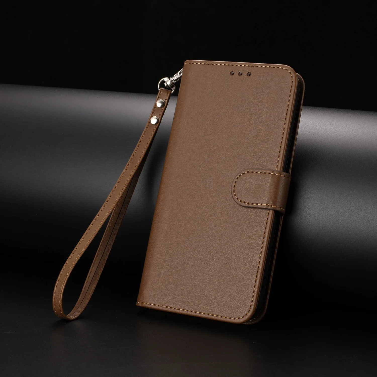 Leather Flip Phone Case with Wallet Protection - Elegant and Durable Cover