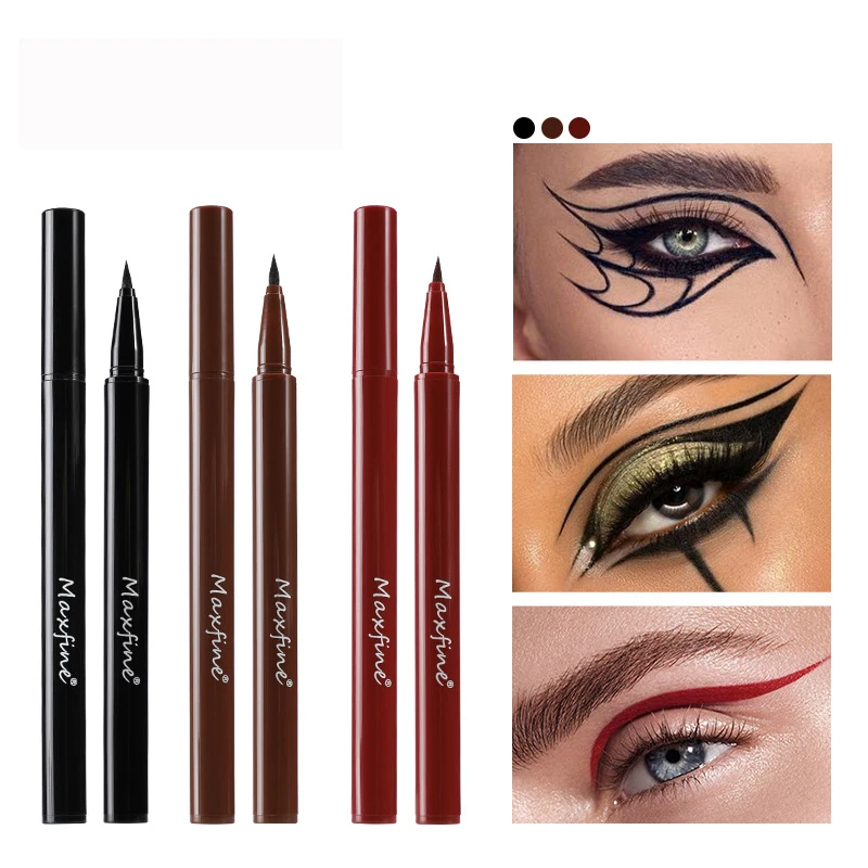 Liquid Eyeliner Waterproof Long Lasting Matte High Pigment No Smudge Professional Eye Make Up