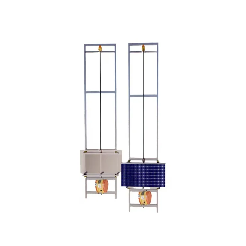 

New photovoltaic panel lift fast electric small lift crane glass lifter custom upper solar panel