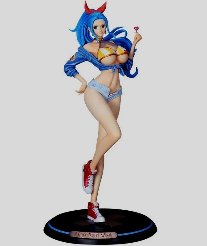 

34cm One Piece GK Nefeltari Vivi Anime Girl Figure Fashion Trend Serie Statue Action Figurine Collectible Doll Model Toys Gifts