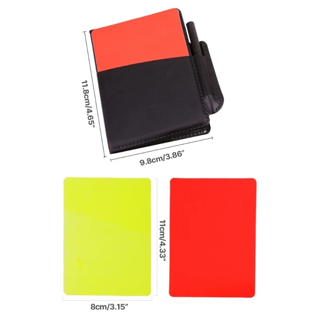 Football Redness Yellow Card Set Sports Football Referee Redness Yellow Card Set Soccer Warning and Ejection Cards Set 24BD Football Redness Yellow Card Set Sports Football Referee Redness Yellow Card Set Soccer Warning and Ejection Cards Set 24BD