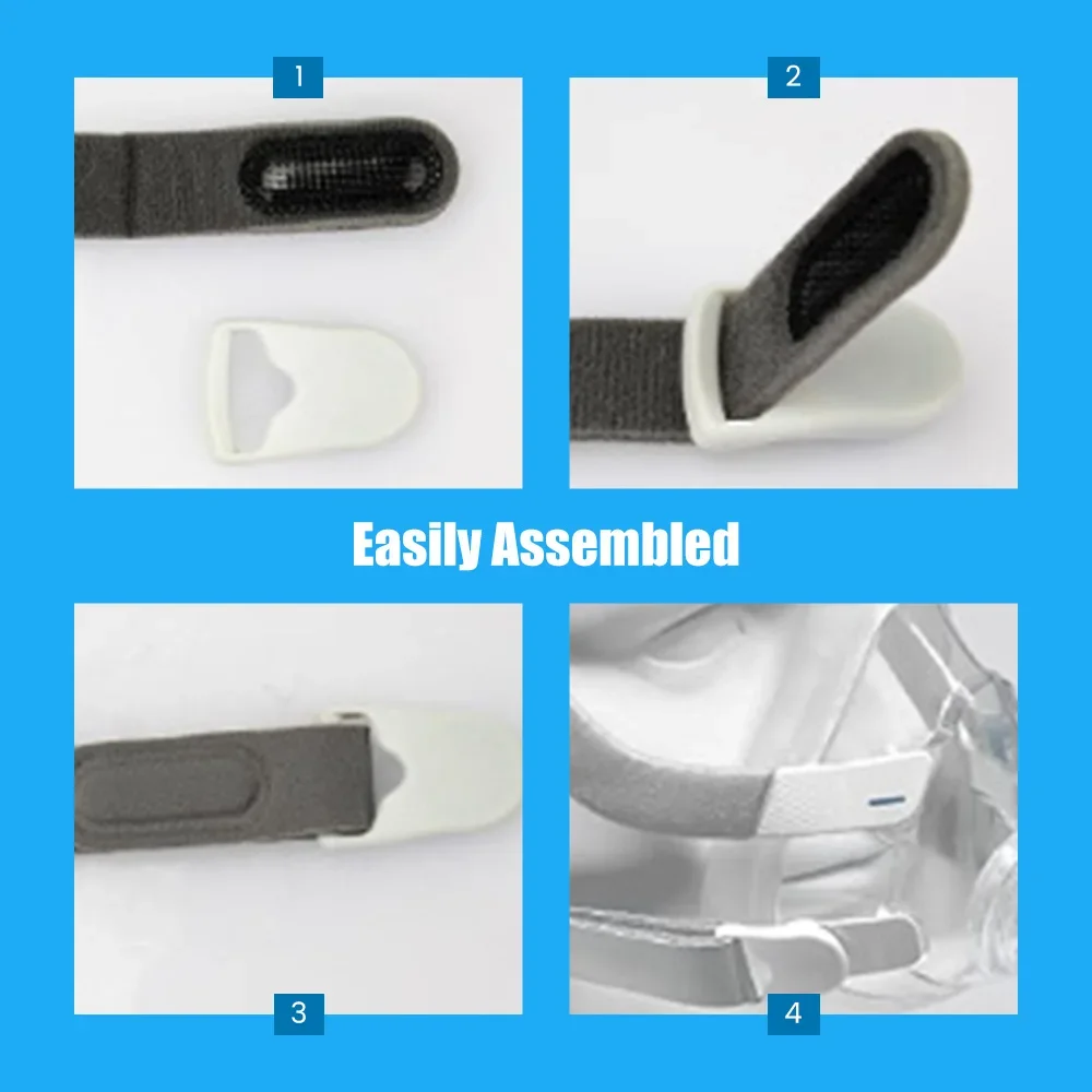 CPAP Headgear Strap 2/4/6/8/10PCS CPAP Headgear Clips Magnetic CPAP Mask Clips AirFit F20 F30 N20 Quick-Disconnect Headband