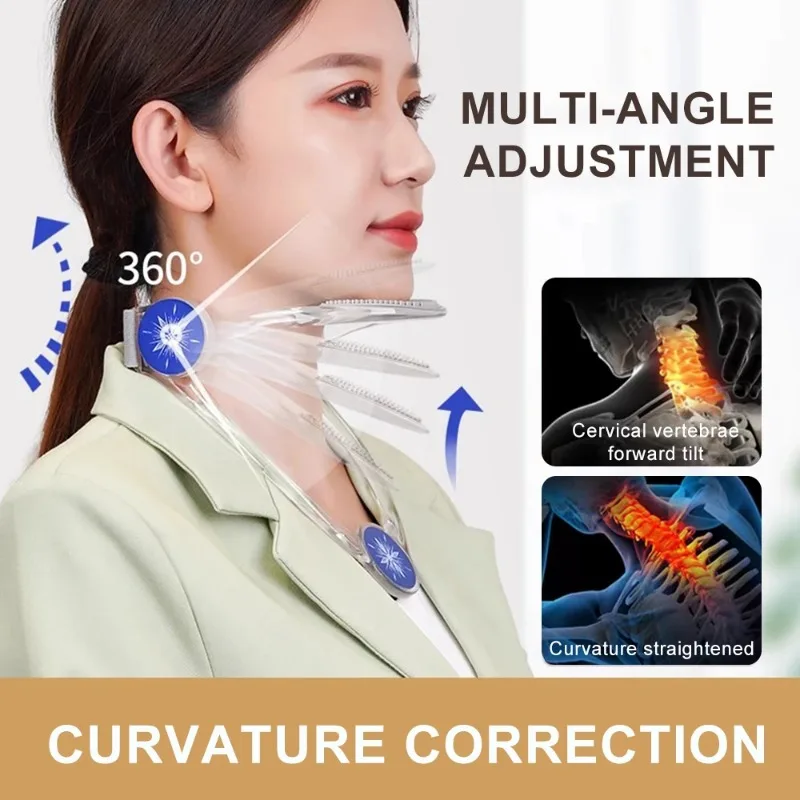 Neck Supports Braces Office Study Exercise Equipment Neck Stretcher for Children and Adult Repair Guard Corrector