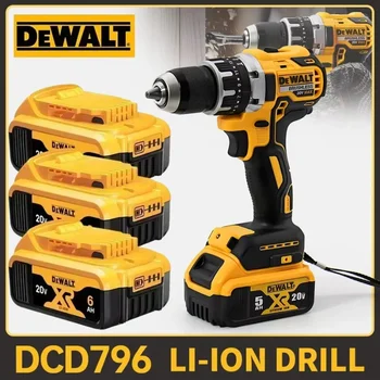 DeWalt Dcd796 Screwdriver 20v Brushless Lithium Battery Charging Electric Hand Drill 13mm Pistol Drill Electric Screwdriver Tool 1